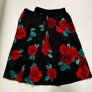 Lane Bryant Floral A-Line Skirt – Size 22/24